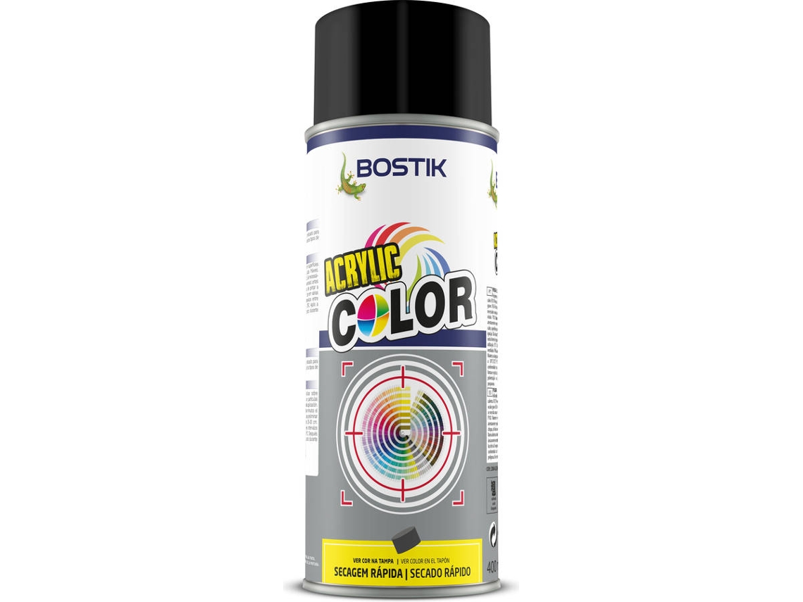 Color 9005 Negro BOSTIK Acrylic Ral Brillante 400 ml