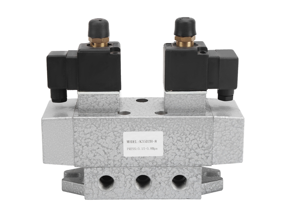 Válvula solenoide pneumática de 5 vias e 3 posições com controlador elétrico G1/4 pol. K35d2h-8 8Hz AC110V