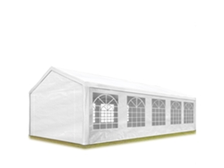 Carpa para fiestas de 4 x 10 m, 350 pies, color blanco Toolport