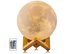 Luna LED 3D con 16 colores y control remoto