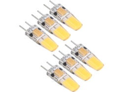 Bombilla Led De 5w 12v Gy6.35 500lm Blanco Cálido Lámpara De Techo De Silicona De 360°