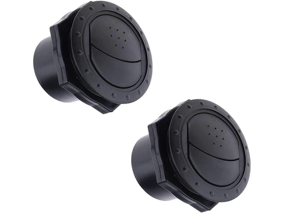 Deflector De Aire Acondicionado Para Panel De Coches Ventilador Negro 2 Piezas 2 Piezas