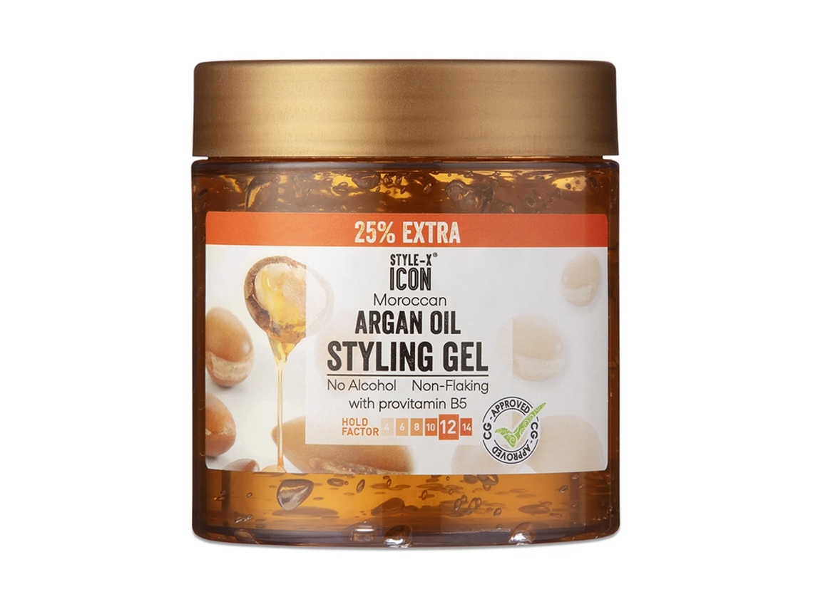 Gel de peinado Style-X Icon Argan 525 ml (25% adicional) STYLER-X ICON