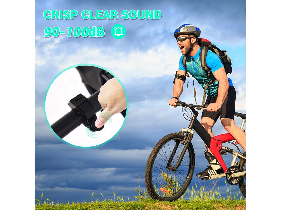 Mini Timbre De Bicicleta De Aluminio Con Sonido Nítido Para Manillares De 22,2 Mm - Timbre De Bicicleta
