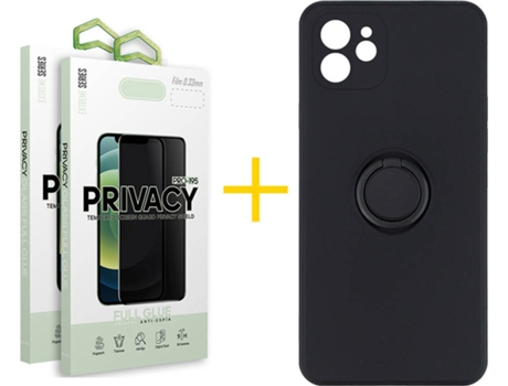 Carcasa + Protector de Pantalla para iPhone 11 SKYHE Negro