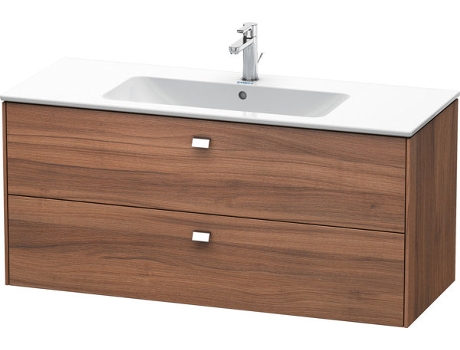 Mueble bajo lavabo DURAVIT Brioso de pared 122,0 x 47,9 cm con 2 cajones incl. hueco para sifón y delantal para lavabo ME by Starck 233612