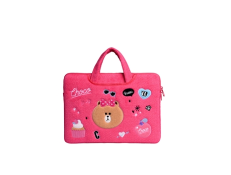 Pequeño pato amarillo oso manzana bolsa de ordenador portátil air13.3 pulgadas libro chica corazón lindo