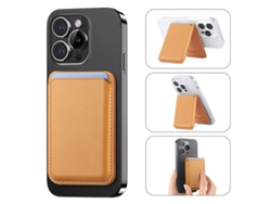 Cartera magnética para iPhone 13/14/15/16/17 Pro/Pro Max Gold Hexinyigjly
