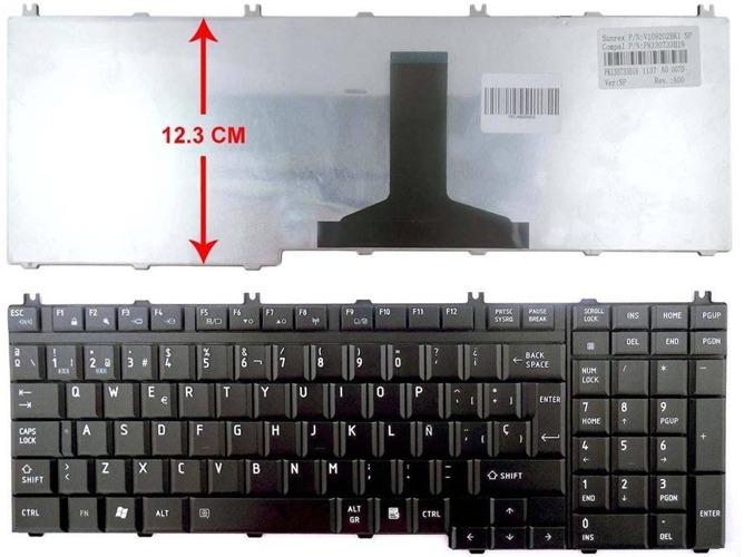Teclado para Portátil Toshiba Pk130742A19 Mp-08H76E06698 Nsk-Thk0S