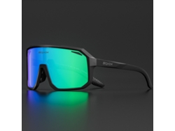 Gafas de ciclismo unisex MDUG UV400 con lentes TR 90 de poliacrilato negro