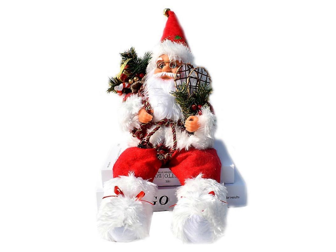 Omni-decoración De Santa Claus Para Armario De Navidad 57cm/23in, Adorno De Navidad, Suitable Para Uso Interior Y Exterior Rojo