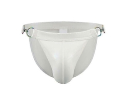 Traje De Baño Sexy De Cuero Sintético Brillante Para Hombre Con Hebilla, Ideal Para Surf Y Playa.