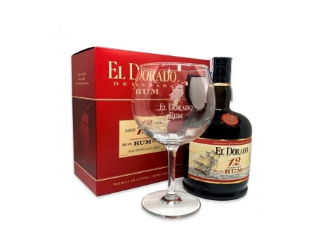 Ron DEMARA DISTILLERS El Dorado 12 Años + Copa