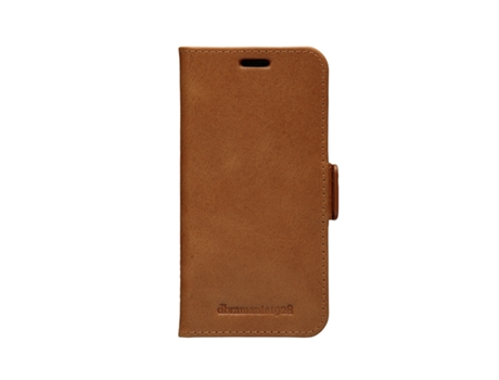 Funda Folio para iPhone 12 Mini/12 DBRAMANTE1928 Piel Marrón