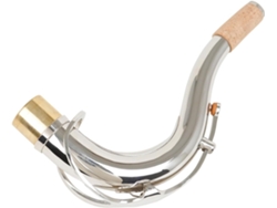 Tudel Flexible Para Saxofón Tenor, Latón Plateado, Repuesto Para Saxofones Transparentes Y Adecuado Para Músicos...