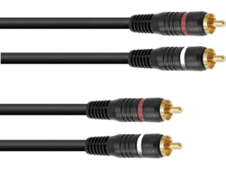 Cable RCA OMNITRONIC2x2 0.9m