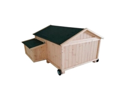 Gallinero Mady 150x110x90 Cm Con Ruedas
