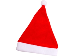 Bonnet De Père Noël Doux En Peluche Courte Accesorio Para Adultos Y Niños Festival Célébration