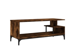 Mueble de TV madera VIDAXL de ingeniería y acero negro (102x40x41 cm)