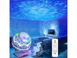 Ovo Projetor Led Céu Estrelado Galaxy C/ Controlo, Luz Noturna C/ Bluetooth, Efeitos Aurora classe G.