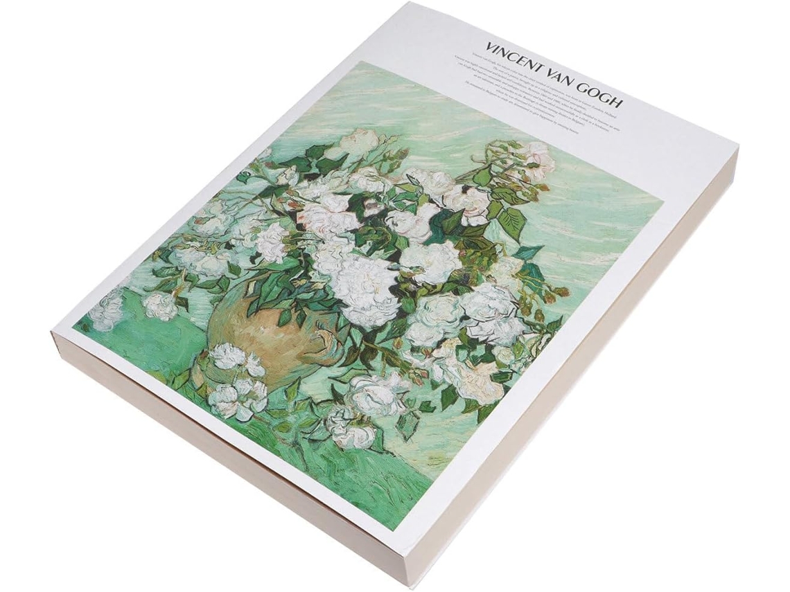 Cuaderno De Dibujo Grueso, Papel Blanco En Blanco, Tamaño Práctico De 185 X 260 Mm, Diseño Sencillo Y Delicado.