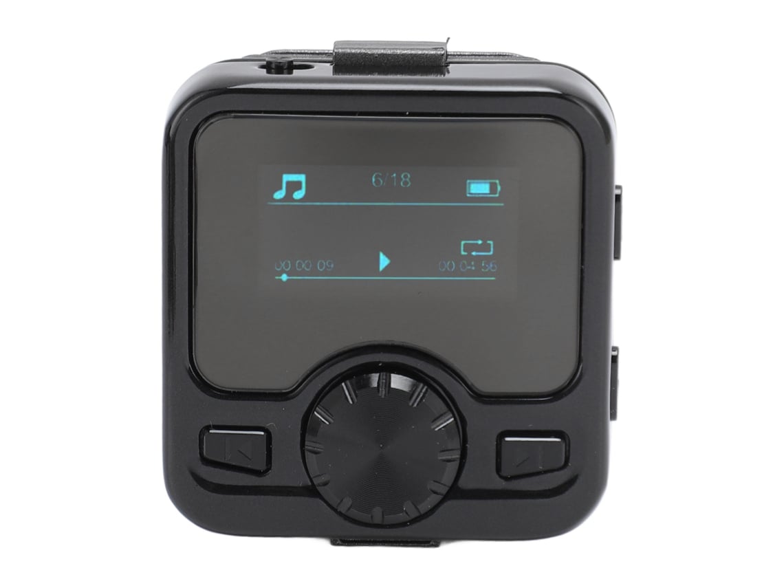 Reproductor MP3 Yizhood M9 de 1,2 pulgadas con función de grabación, 16 GB, color negro
