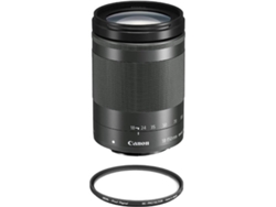 Objetivo CANON EF-M 18-150mm F3.5-6.3 IS STM Negro (Caja Blanca) + Protetor HOYA 55mm PRO 1D