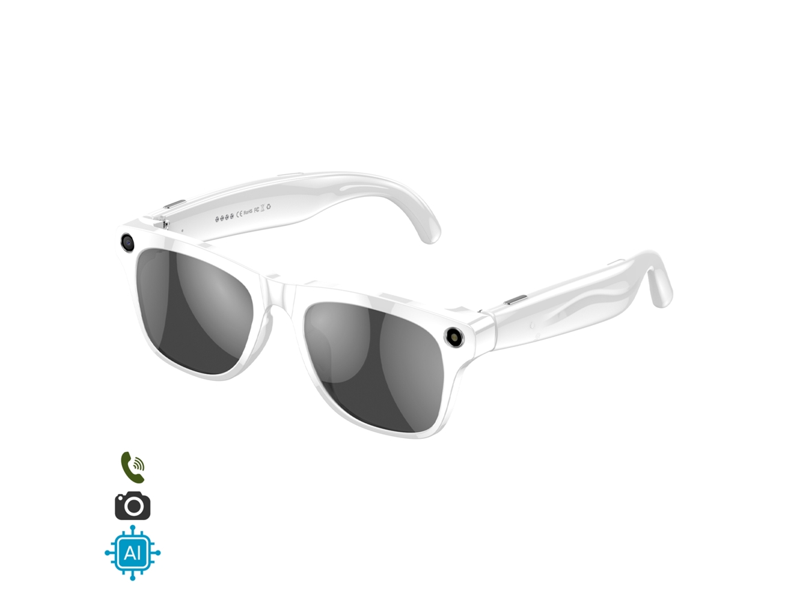 Gafas inteligentes Xk Oen, cámara integrada con capturas de 4k y vídeo 1080, control de música, inteligencia artificial. Smartglasses