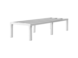 Estante de almacenamiento de aluminio Succebuy, 60 x 20 x 12 pulgadas, capacidad de 1800 lb