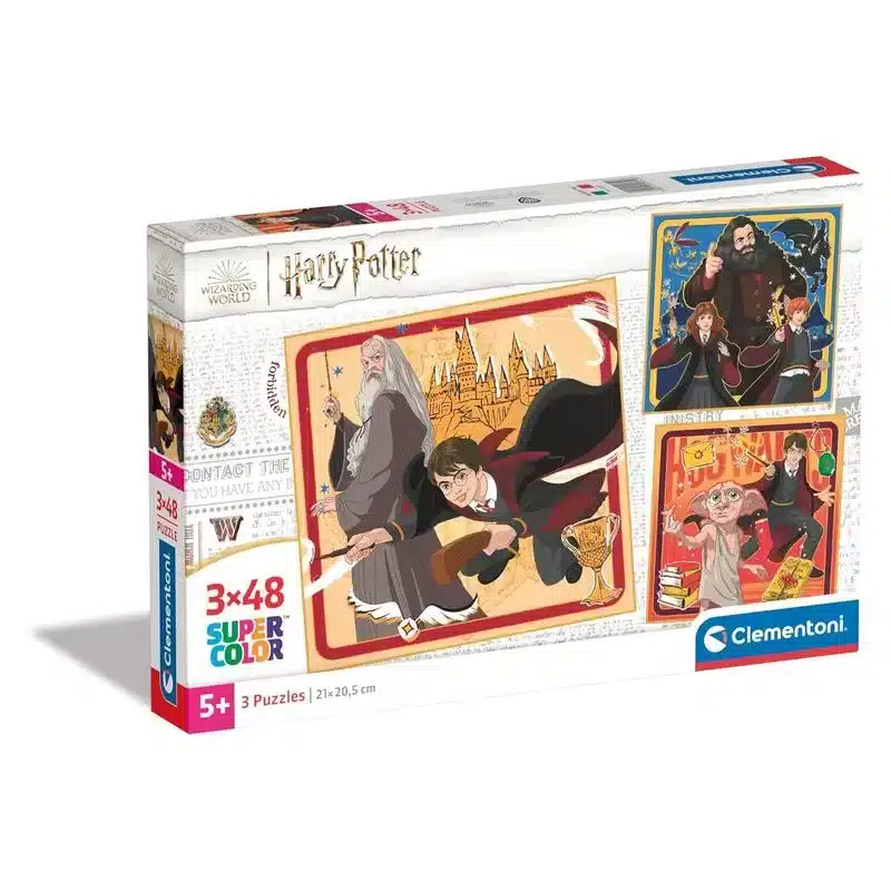 Puzzles Harry Potter 3x48 Piezas Supercolor Clementoni 25312 Clementonip24promo Clementoni 2x1