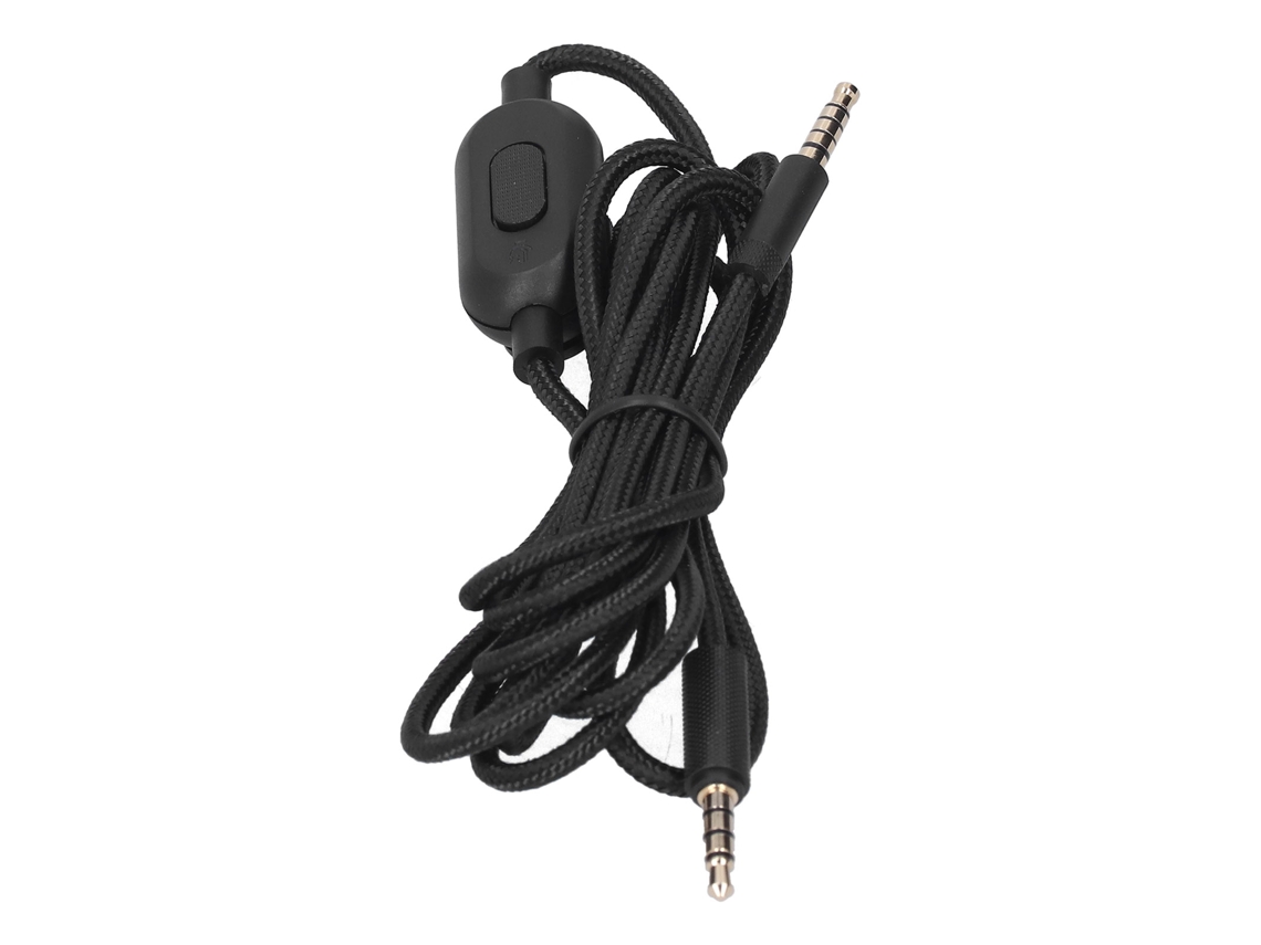 Cable De Audio Con Control De Volumen Y Micrófono Para Auriculares Logitech G233, G433, Gpro Y Gprox.