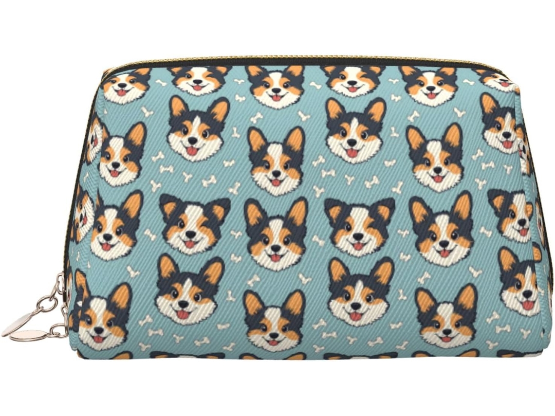 Neceser De Viaje Cuero Organizador Para Mujer Diseño Estampado Vacaciones