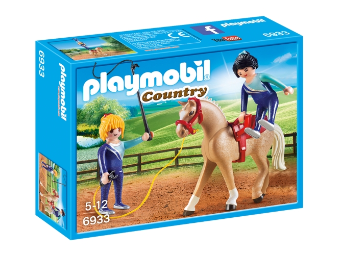 PLAYMOBIL Country: Entrenador de caballos 6933 (Edad Mínima: 4 - 15 Piezas)