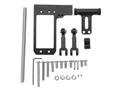 Kit De Virabrequim De Servo Rc Com Sistema Hidráulico Em Alumínio Para Carros Vp F10 1/10 Preto