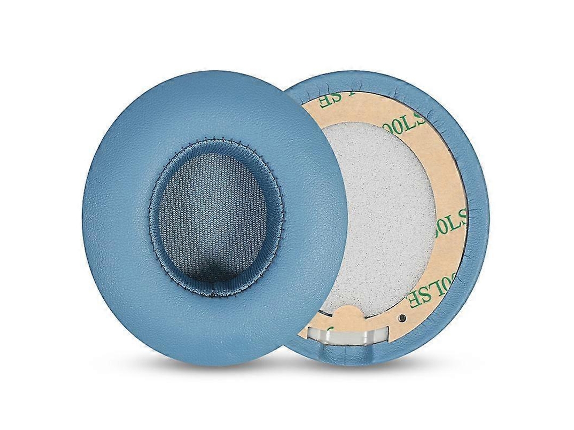 1 par de almohadillas de repuesto de cuero proteico para auriculares Beats Solo4