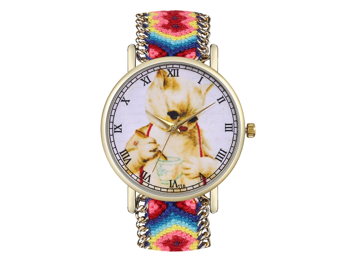 Reloj De Pulsera Unisex Con Correa De Alambre Trenzado, Reloj De Cuarzo De Estilo Moderno De Zhoulianfa.