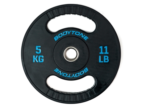 Disco de Musculación BODYTONE de Borracha de 5 kg com Pega
