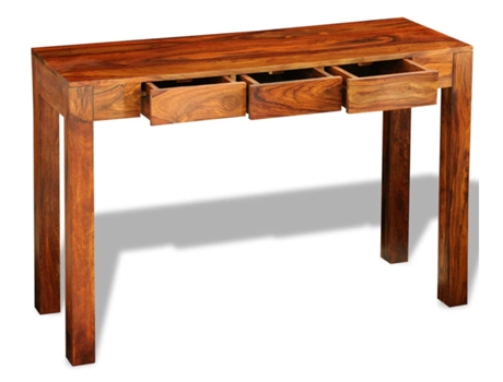 Mesa consola VIDAXL Marrón Madera (120x40x80 cm)