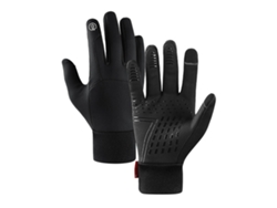 Guantes Unisex De Ciclismo De Invierno, Impermeables, Resistentes Al Viento, De Forro Polar De Lino, Compatibles Con Pantallas Táctiles, Antideslizantes, Para Mantener Las Manos Calientes.