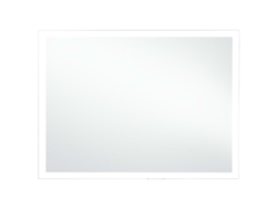 Espejo LED VIDAXL Plateado Cristal (100x60 cm)