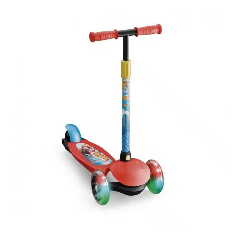 Patinete de tres ruedas Hot Wheels con luces LED 914d00184 Deqube Deqube para niños de 3 años en adelante p25