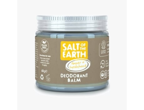 Ámbar Y Sándalo Balsamo Desodorante 60 Gr SALT OF THE EARTH