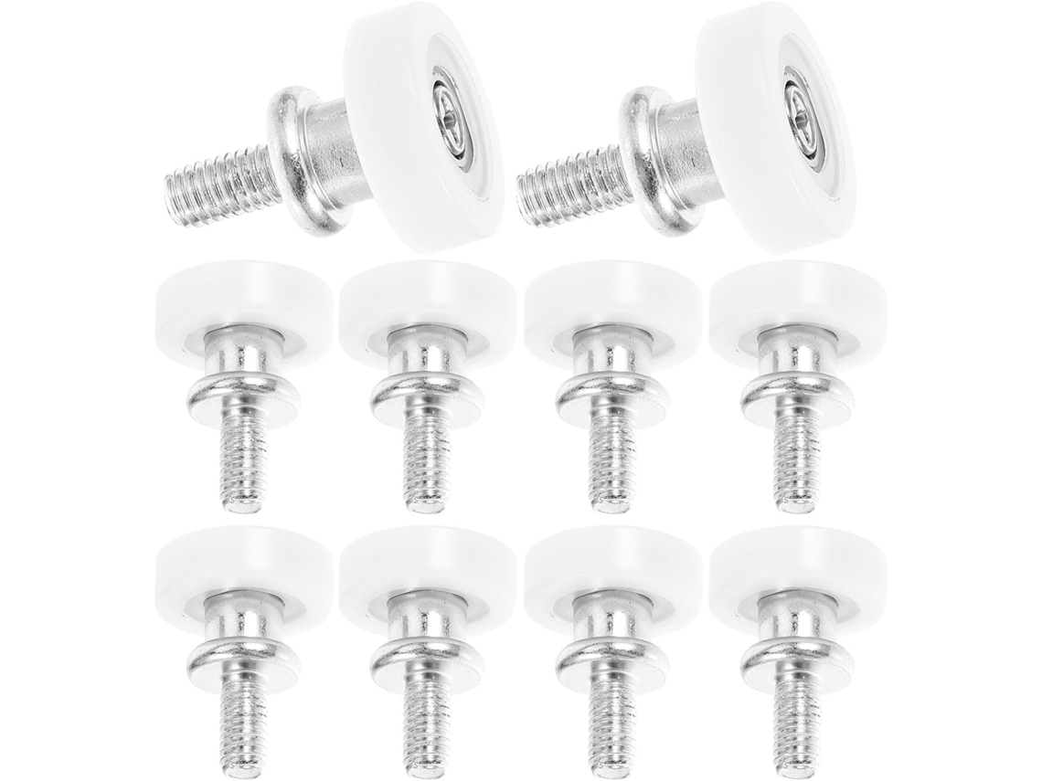 Ruedas 10 Piezas Poleas Rodamiento Refrigerador Resistentes