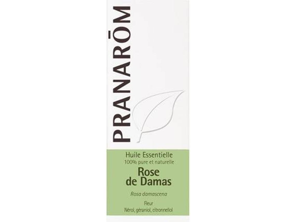 Aceite Essencial PRANAROM Essencial Quimiotipado De Rosa Damascena - Flor (5 ml de óleo essencial (Rosas))