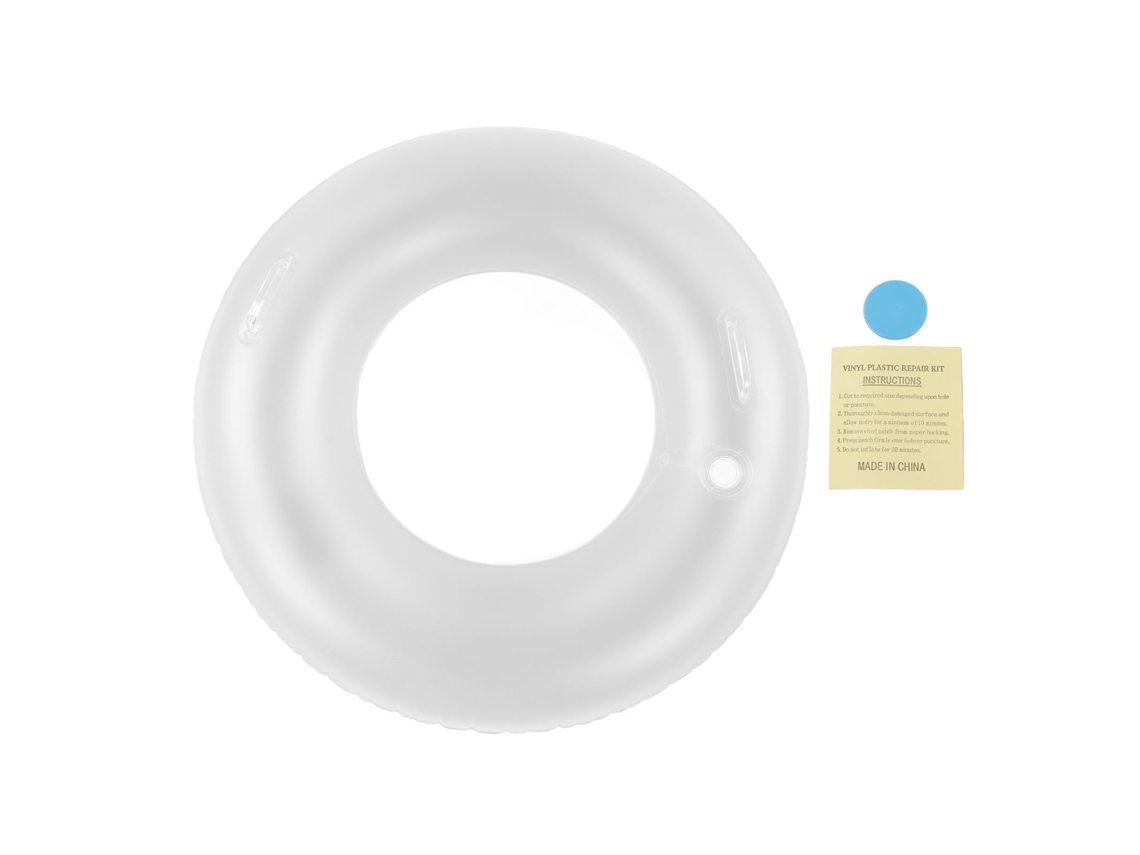 Anillo Flotante Inflable Transparente Con Luz Led Para Piscina Y Fiestas De Verano.