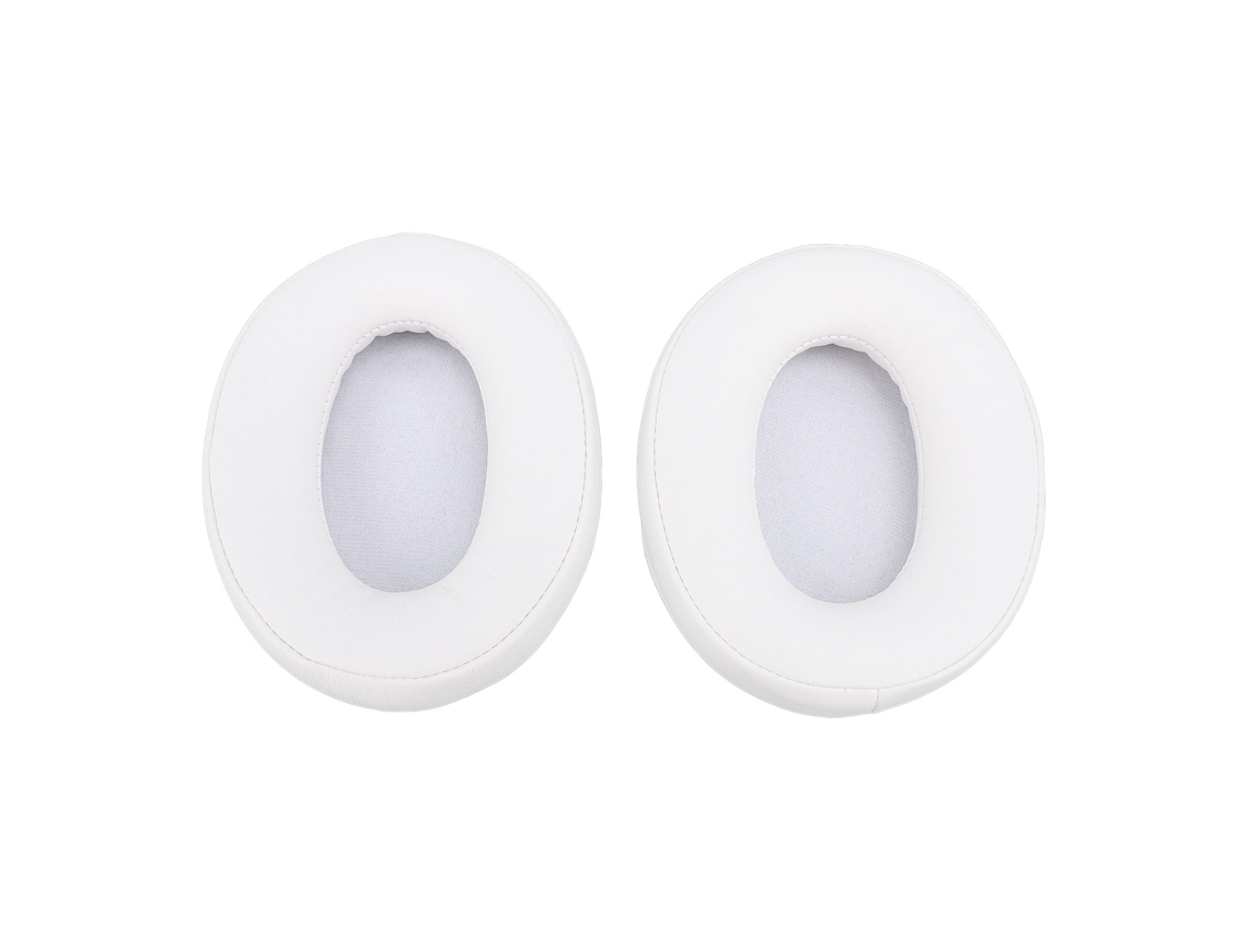 2 Almohadillas De Espuma Viscoelástica Con Revestimiento De Piel Proteica Para Auriculares Cloud Alpha Flight Core Stinger 2 (blancas)