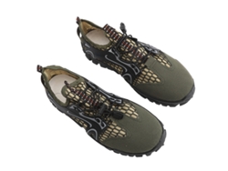 Zapatos de trekking impermeables, transpirables y verdes para exteriores, talla 40