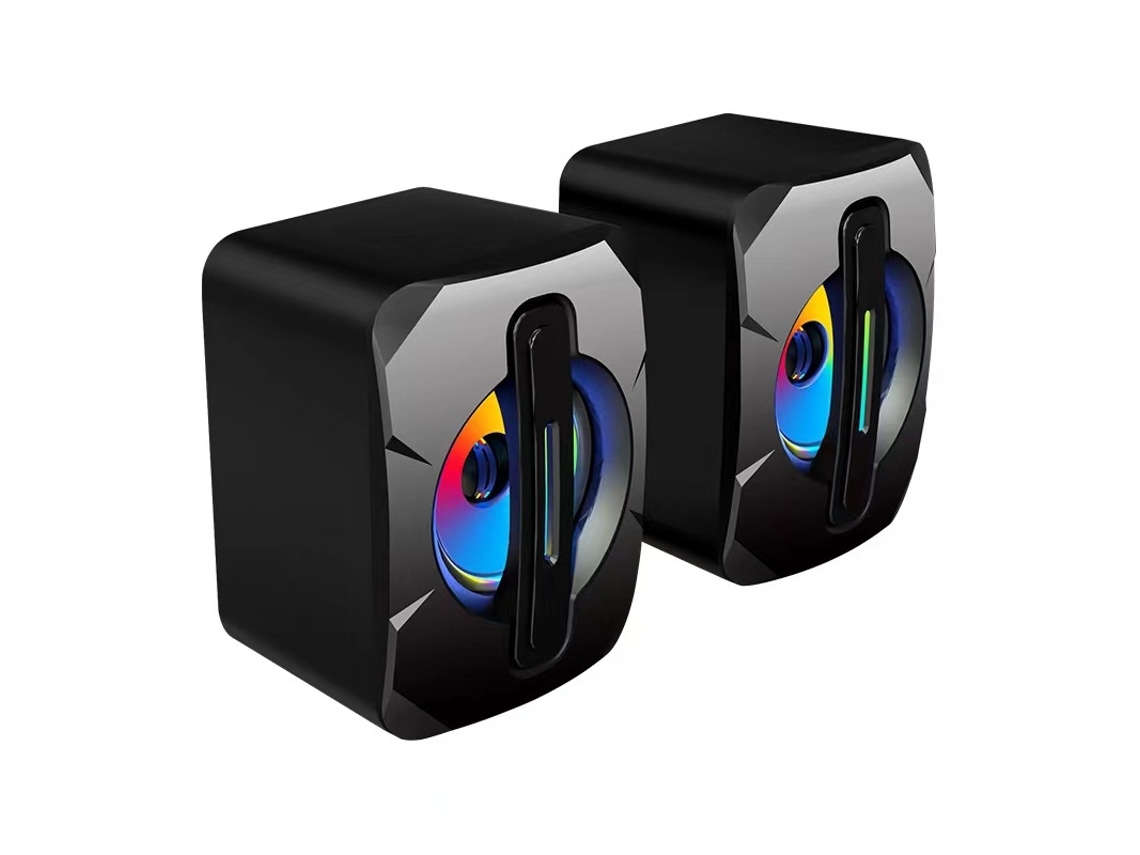 Altavoces De Usb Subwoofer Emisor De Luz Mini Del Ordenador Móvil Portátil Desktop Altavoz Estéreo Alta Fidelidad Gusshious