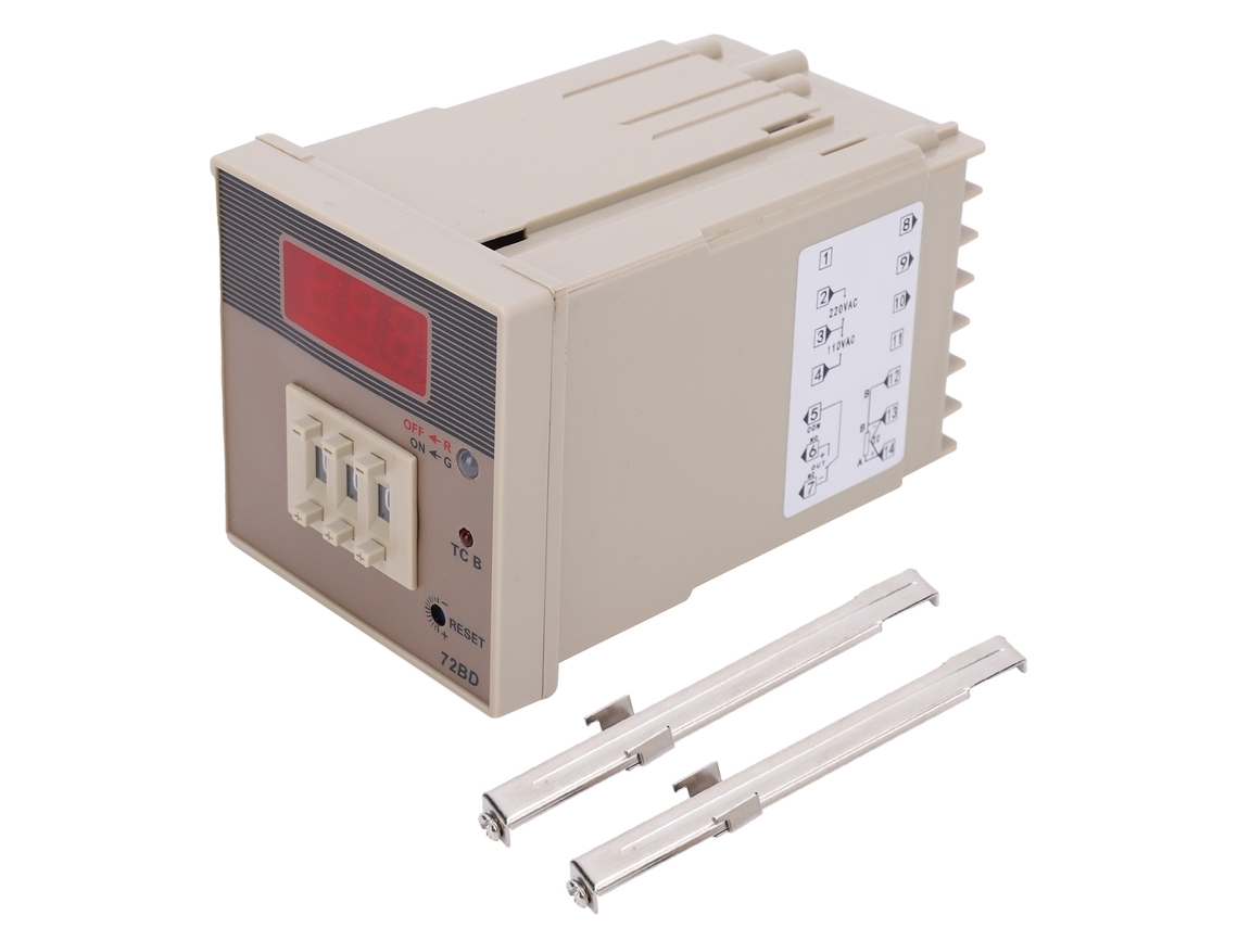 Controlador De Temperatura Digital Berm Regulador 0‑400℃ Protector Detector Display