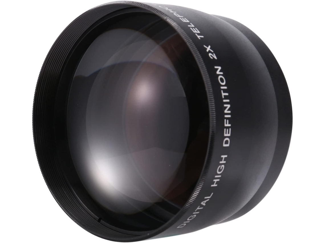 Objetivo Teleobjetivo Profesional De 58 Mm Con Zoom Óptico De 2.0x Para Cámaras 5d, 6d, 60d, 350d, 400d, 450d, 500d, 1000d, 550d Y 600d.